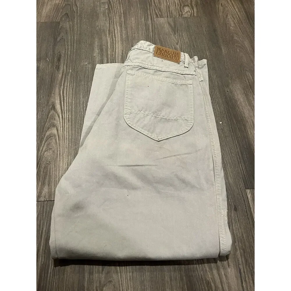 NOS Vtg 90s Marithe Francois Girbaud Mens 32x32‎ Baggy Relaxed Fit Jeans Gray